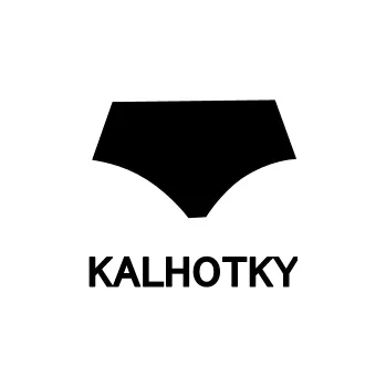 Papír Označto Štítky do šatny - s popiskem - Kalhotky Barva písma: Černá