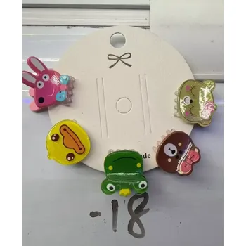 Sponka do vlasů zvířátka 5 ks - mix variant či barev