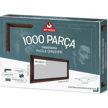 Puzzle ART PUZZLE Rám 96x34cm Brown