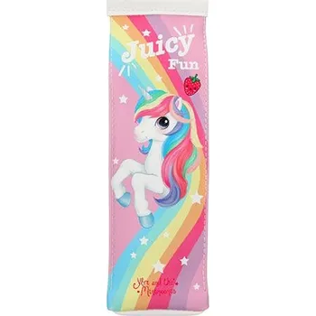 Penál Školní penál Ylvi & Minimoomis Juicy Fun, Strawberry