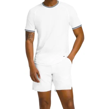 Pánské tričko Pánské tričko Wilson M Court Performance Crew Bright White S