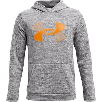 Chlapecké oblečení UA ARMOUR FLEECE HOODIE-GRY