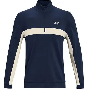 Pánské tričko UA Storm Midlayer 1/2 Zip-NVY - 3484695