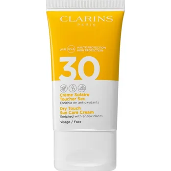 Sluneční brýle Clarins Dry Touch Sun Care Cream opalovací krém na obličej SPF 30 50 ml