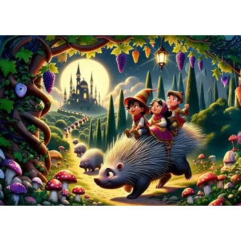 Puzzle ART Ježek a kamarádi 200 dílků