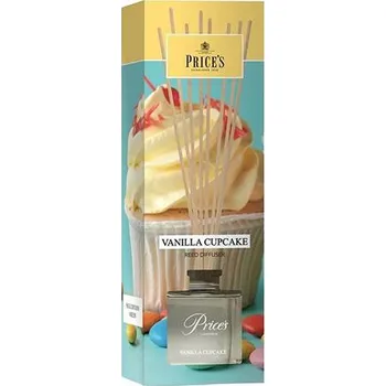 Aroma difuzér Rákosový difuzér Price´s Candles, Vanilla Cupcake