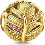 Korálek Thomas Sabo Feather Karma Beads K0340-488-7