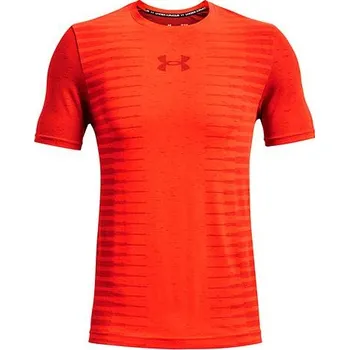 Pánské tričko UA Seamless Wordmark SS-ORG - 3429554