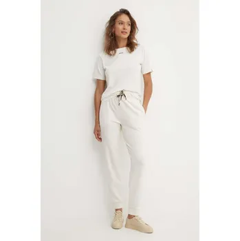 Pánské oblečení Tepláky BOSS CP Stripe Pants Cuff 50524759 béžová 01X, vel. XL