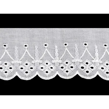 Madeira - štykování šíře 75 mm bílá 13.5 m