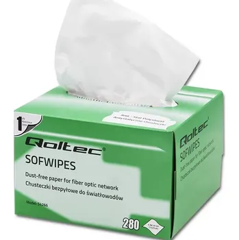 Bezpečné čisticí ubrousky pro optická vlákna
