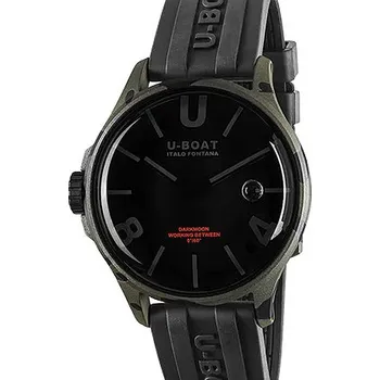 Hodinky U-Boat 9552 Darkmoon Grey Camouflage Mens Watch 40mm 5ATM