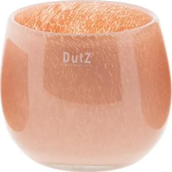 Svícen Skleněný květináč DutZ Pot Apricot - 3421632
