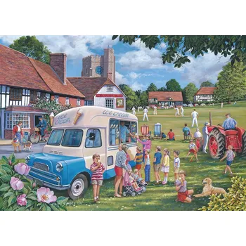 Puzzle HOP Zmrzlinářský vůz 1000 dílků