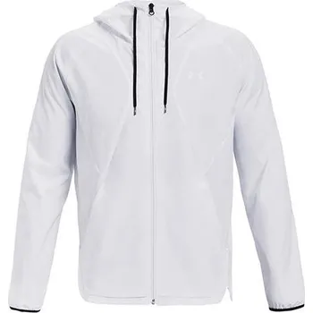 Pánská větrovka UA WOVEN WINDBREAKER-WHT - 3471346