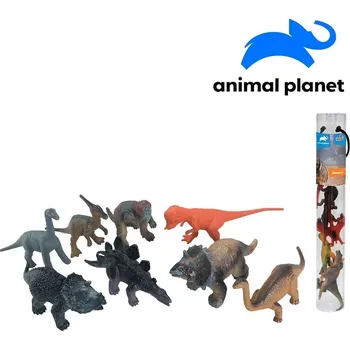 Figurka Animal Planet Zvířátka v tubě dinosauři 8 ks