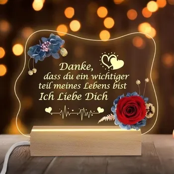 Party dekorace Originální dárky Miofula pro ženy - NJ růže