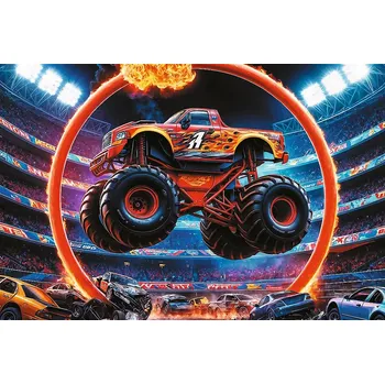 Puzzle TREFL Monster truck 60 dílků