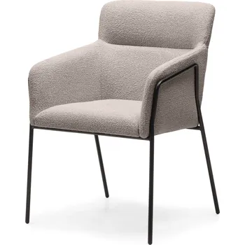 Křeslo Béžové designové jídelní křeslo HELSINKI