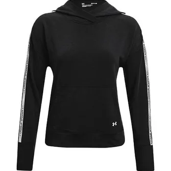 Dámská mikina UA Rival Terry Taped Hoodie-BLK - 3390051