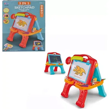 Magnetická kreslící tabulka Tabulka 3 v 1 kreslící s projektorem 40 cm na baterie