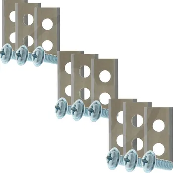 Sada 9 ks čepelí nožů 36,2 mm pro robotické sekačky Works Landroid včetně šroubů