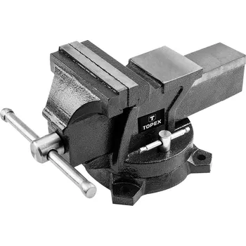 Svěrák Topex Svěrák litinový pevný s otočnou základnou, 125 mm 07A212