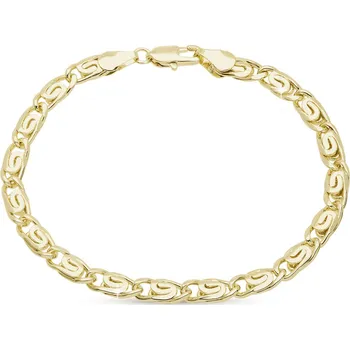 Náramek Pozlacený náramek s ozdobným propletením 2902