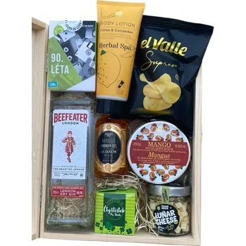 metr Dárkový dřevěný box Beefeater