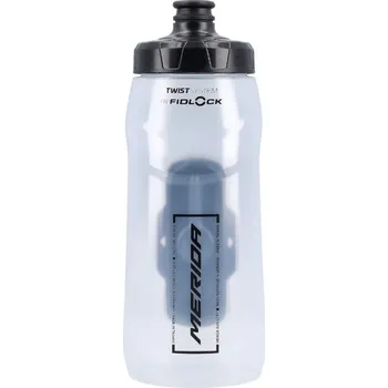 Lahev Merida FIDLOCK čirá s držákem a základnou na rám (620ml)