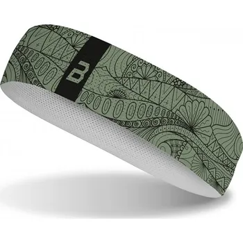 Sportovní čelenka BOSA sportovní čelenka ELASTIC Mandala Khaki