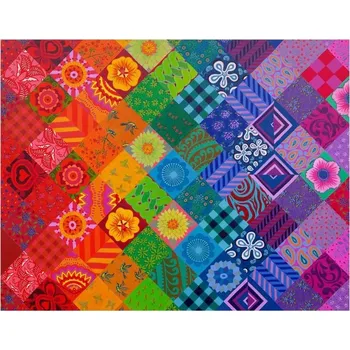 Puzzle HOP Patchworková duha 1000 dílků