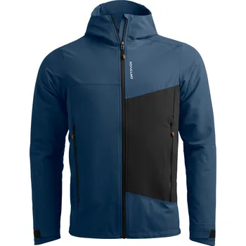 Pánská bunda Ortovox Seceda Softshell Jacket Men's Barva: Deep Ocean, Velikost: XXL