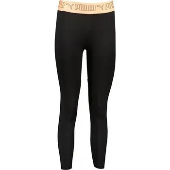 Dámské legíny Dámské legíny Puma Train Elastic 7/8 Tight - Train Elastic 7/8 Tight – stylové dámské černé legíny s kontrastním pasem pro pohodlný a sebevědomý trénink.