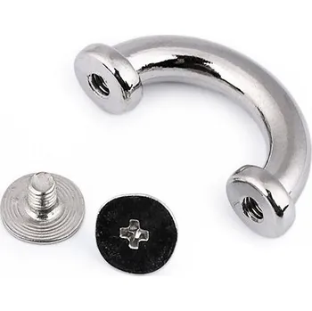 Průvlek šroubovací šíře 15 mm nikl 2 sada