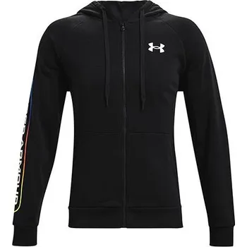 Pánská mikina UA RIVAL FLC LOCKERTAG FZ HD-BLK - 3413394