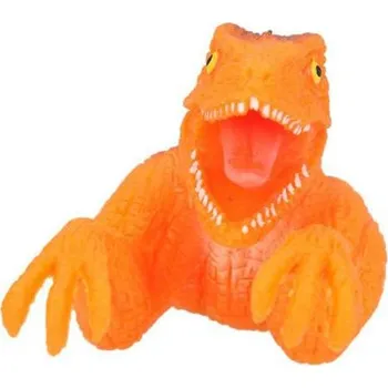 Figurka Prstová loutka Dino World T-Rex oranžový