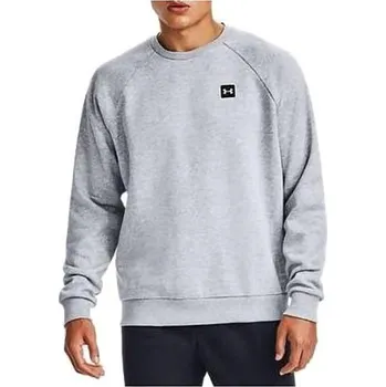 Pánská mikina UA Rival Fleece Crew-GRY