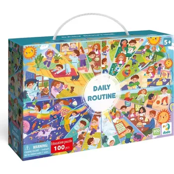Puzzle DODO Denní rutina 100 dílků