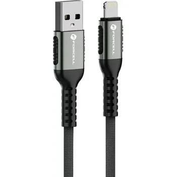 Náhradní díl pro mobilní telefon F-ENERGY C257 kabel USB A na Lightning 2,4A 12W Cafule 0,5 m černý