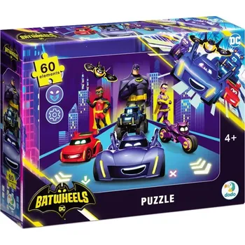 Puzzle Puzzle DODO Batwheels: Noční Jízda 60 Dílů
