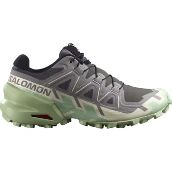 Dámská obuv Dámská běžecká obuv Salomon Speedcross 6 Castlerock/Vanilla Ice/Smoke Green UK 8