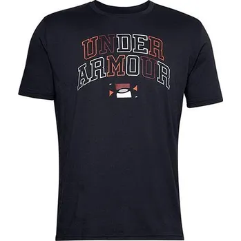 Pánské tričko UA MULTICOLOR COLLEGIATE SS-BLK - 3327792