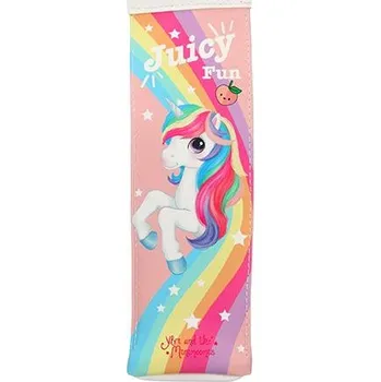 Penál Školní penál Ylvi & Minimoomis Juicy Fun, Peach