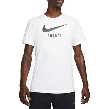 Pánské tričko Pánské tričko Nike Swoosh Soccer - Pánské bavlněné triko s krátkým rukávem, nápisem Futbol a logem od značky Nike, v různém barevném provedení. - 3477788