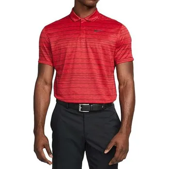 Pánské tričko Pánské triko Nike Tiger Woods Advantage Stripe - Pánská golfová polokošile ze strečové látky s celoplošným vzorem a límcem se zapínáním na patentky od značky Nike, v různém barevném provedení. - 34836