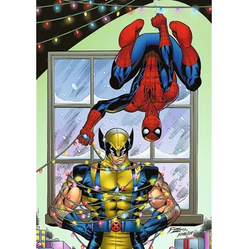 Puzzle Puzzle Spiderman a Wolverin 1000 dílků Trefl Premium Plus