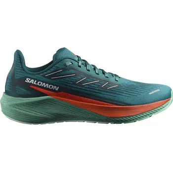 Pánská běžecká obuv Pánská běžecká obuv Salomon Aero Blaze 2 Deep Lake/Cherry Tomato/Electric Green UK 11,5