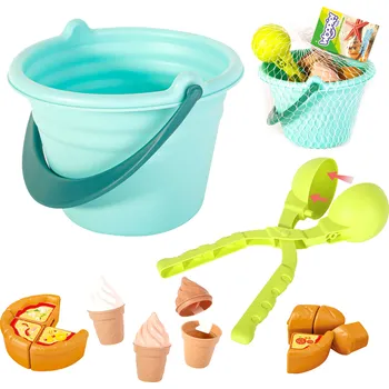 Hra na zahradu Woopie WOOPIE FUN ICE CREAM Ice Cream 2v1 Snowflake Factory sand set 15 el.