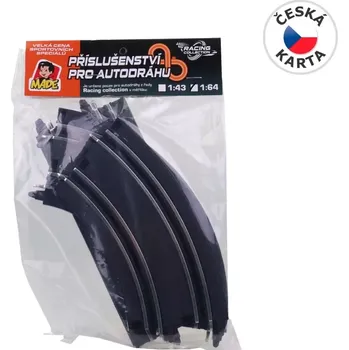 autodráha MaDe Autodráha náhradní díly 4 ks 1 : 64